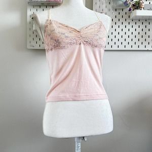 Y2k pink babydoll rampage top